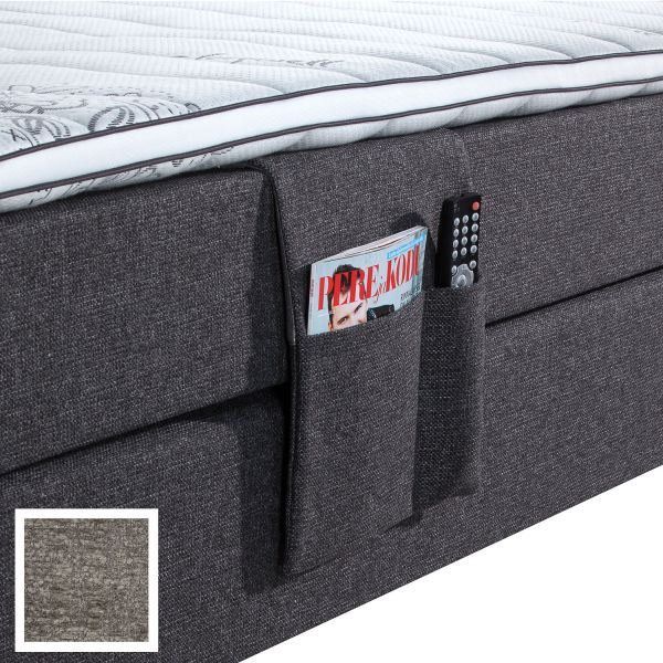 Continental bed pocket RED/BLACK AVOLA, grey