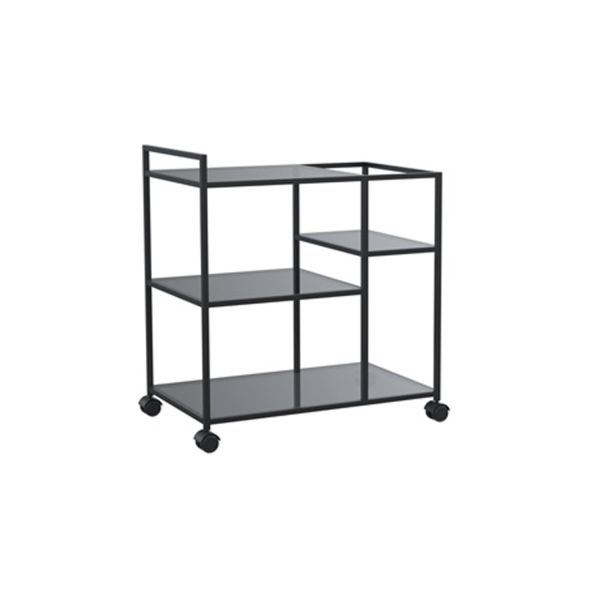 Serving cart NEWCASTLE 78x40xH85cm, black
