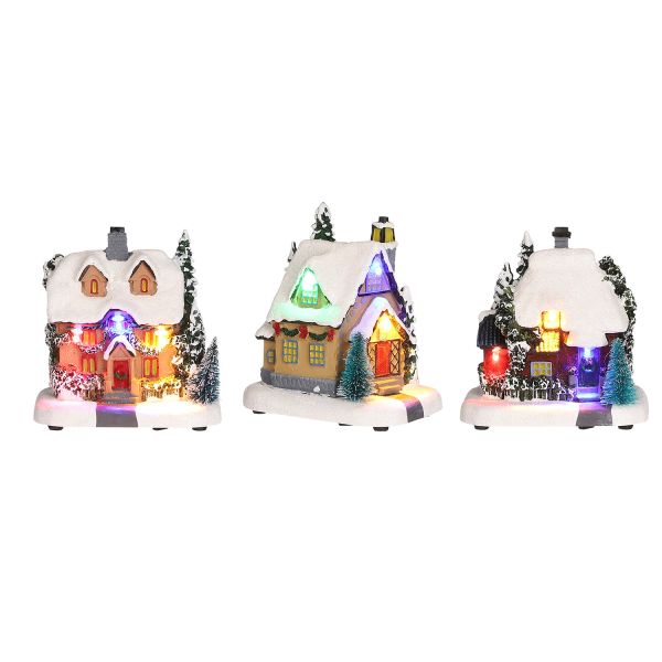 LED-valgusti WINTER HOUSE H11cm, mix