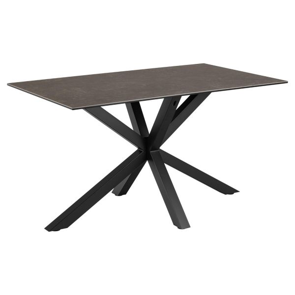 Dining table HEAVEN 135x80xH75,5cm, black