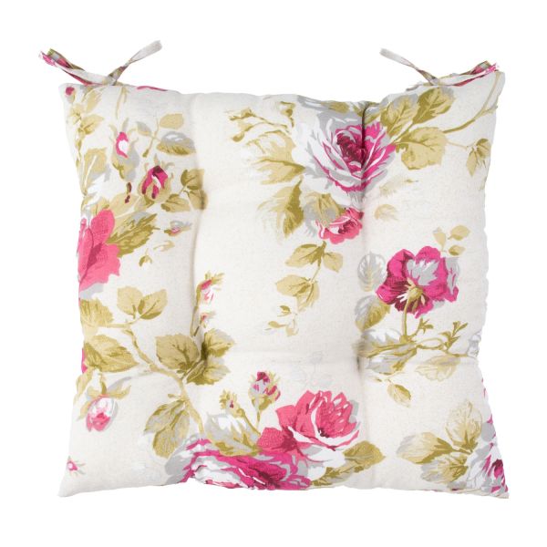 Cushion for chair LONETA 40x40cm, roses