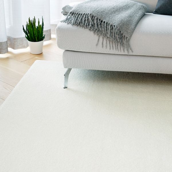 Carpet NOBLE 133x200cm, white, velour pile