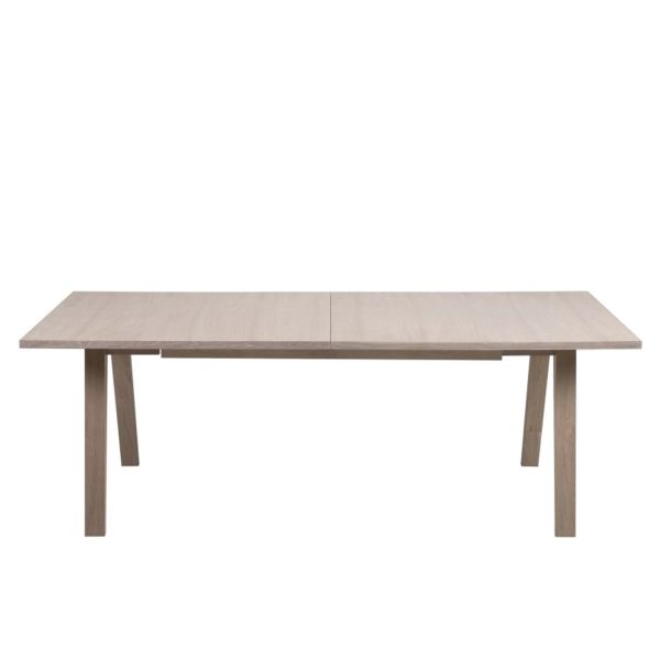Dining table A-LINE 210/310x100xH74cm, light oak