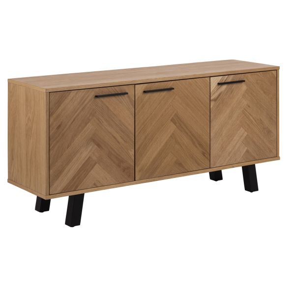 Kummut BRIGHTON 150x40xH71cm, tamm