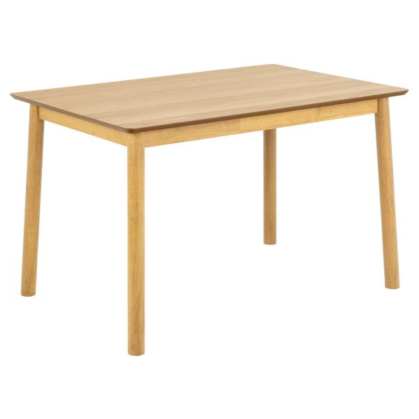 Dining table BARLOW 120x80xH74,8cm, natural