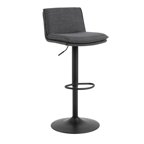 Bar stool FLYNN dark grey