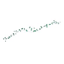 LED-vanik SHINE_1m, rohelised pärlid