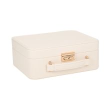 Шкатулка для украшений SEZANE TRAVEL 23,5x18,5x9 см, белая