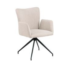 Tool LAURA käetugedega, beež