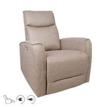 Recliner armchair BUSTER with electric mechanism, beige