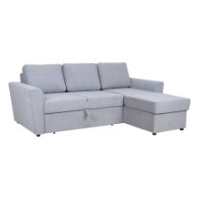 Corner sofa bed INGA light grey