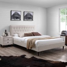 Кровать EMILIA 90x200cм, бежевый