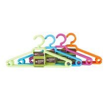 Cloth hangers 10pcs, plastic, mix