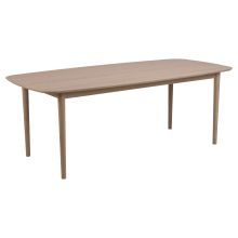 Dining table ASTON 210x100xH75cm, light oak