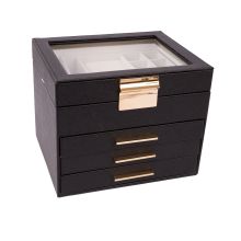 Шкатулка для драгоценностей SEZANE 22x18xH17,5см, черная