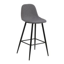 Baaritool madal WILMA helehall/must