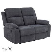 Diivan MORA 2-kohaline recliner, tumehall