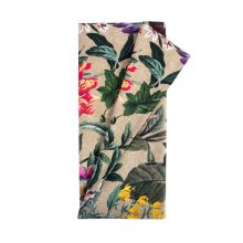 Салфетка AMAZONIA 43x116см, цветы/ бежевая ткань, 100%хлопок, ткань 248