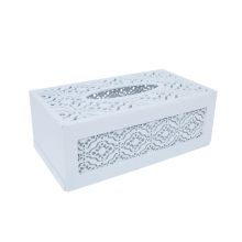 Salvrätikukarp HAZEL_25x14xH10cm, valge