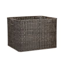 Basket BASILE 42,5x34xH30cm, dark