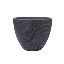 Plant holder DANAE D24xH19.5cm, dark grey