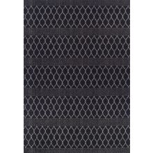 Коврик DAWN FOAM DOOR-11 50x80см, чёрный/серый