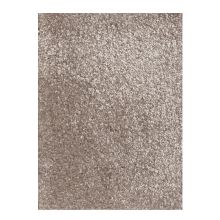 Carpet NOBLE D200cm, beige, velour pile