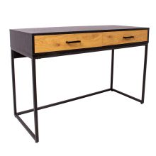 Kirjutuslaud AMSTERDAM 120x50xH79cm, tamm/must