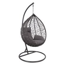 Hanging chair DROPLET dark grey