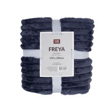 Plaid FREYA M 150x200cm, dark blue