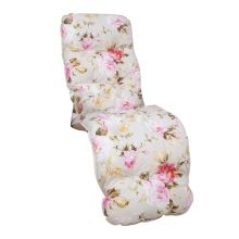 High back chair cushion BADEN-BADEN 48x165cm, roses