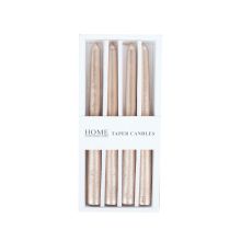 Antique candle CAROL 4pcs 20cm beige gold