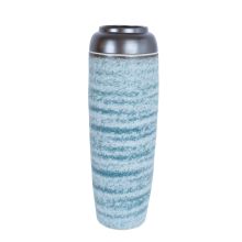 Põrandavaas TITAN STONE H60cm, must/helesinine