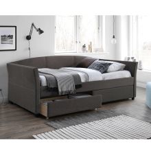 Bed GENESIS 90x200cm, brownish grey