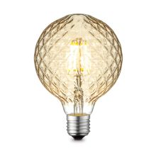 LED лампа CRYSTAL D9,5xH13,5см, 4Вт/380Лм, янтарная