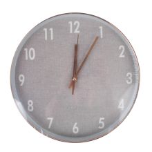 Wall clock GLAM D30cm, golden