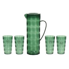 Набор кружек LIMONE, 4 стакана, зеленый