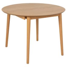 Dining table MONTREUX D115/154xH75cm, natural