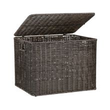 Basket BASILE 39x31xH29cm, dark