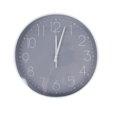 Wall clock GREY D30cm