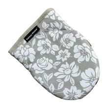 Oven gloves AIMAI 2pcs with silicone, grey flower