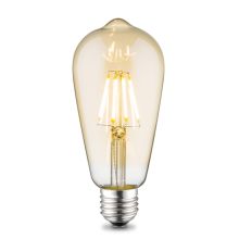 LED лампа BEAD D6,4xH14см, 4Вт/330Лм, янтарная