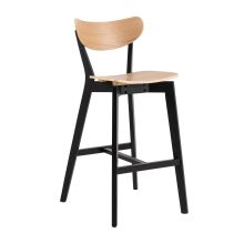 Bar stool ROXBY natural/black
