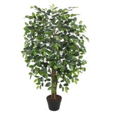 Искусственное дерево FICUS H120см, чёрный горшок