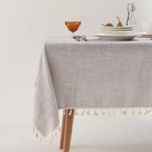 Скатерть EASY CARE 140x220см бежевая, 300г/м2