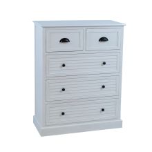 Kummut MELDON 80x35xH103cm, valge
