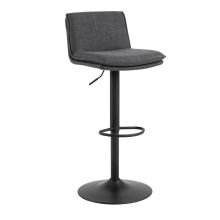 Bar stool FLYNN dark grey