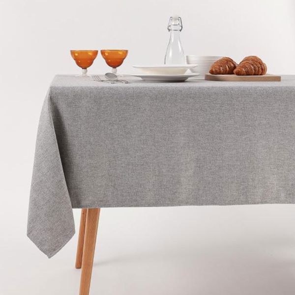 Скатерть EASY CARE 135x220см серая, 250г/м2