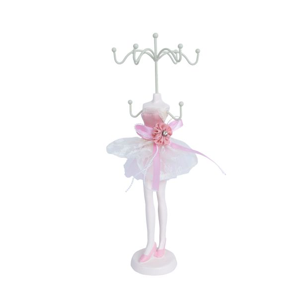 Jewelry stand NATALIE pink short dress