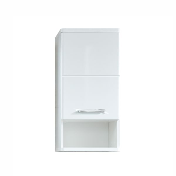 Wall cabinet MONTE 37x28xH76cm,  white gloss